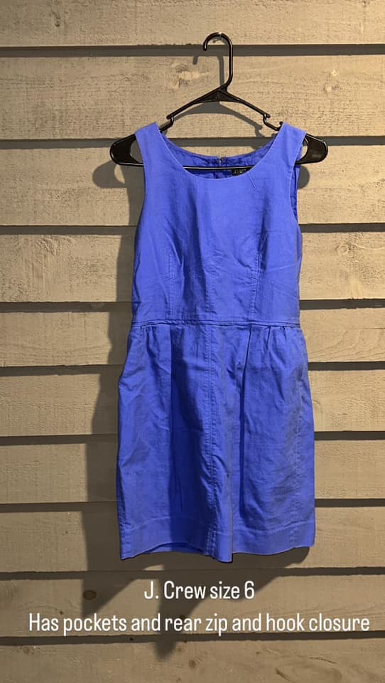 J. Crew Linen Dress, Size 6