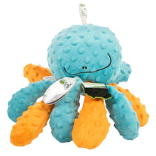 GoDog Crazy Tugs Octopus Squeaky Plush Dog Toy, Large